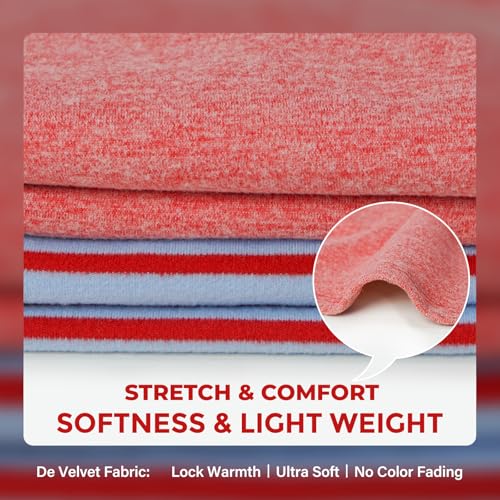 KYEESE 2Pack Dog Sweater Soft Dogs Clothes Warm Pets Clothes Stretchy Pet Sweatshirt Dog Sweaters for Small Dogs Girl Turtleneck Pet Coats Pullover Small Pets Sweaters - color: 7# Stripe+red, size: Medium (7-11lbs)