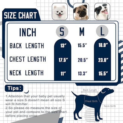 Dallas Small Dog Sweater Football Theme Turtleneck Knit Dog Sweaters for Small Pets Warm Winter Cat Dog Clothes - color: blue&grey, size: Medium