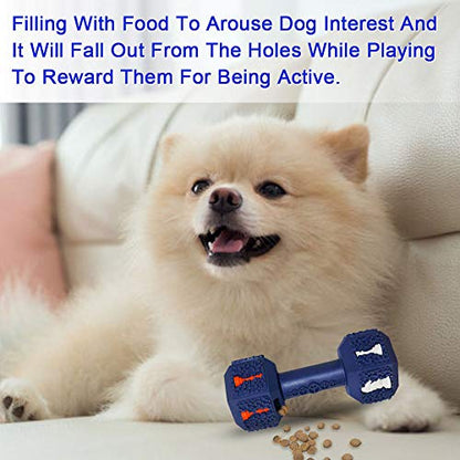 Dog Chew Toys for Aggressive Chewers,Food Grade Non-Toxic Dental Pet Toy,Tough Durable Indestructible Dog Toys for Small Dogs.Blue（8IB-15IB） - color: Large 5.7IN Blue