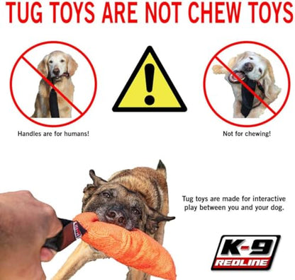 Redline K9 Bite Suit Tug Toy (3" x 10") 1 Handle (Electric Blue) - color: Blue