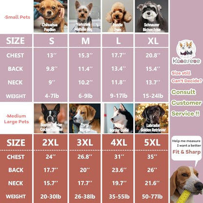 Koneseve Dog Hoodie & Cat Sweater, Warm Fleece Hooded Sweatshirt with Pocket for Small to Large Pets, Cozy Winter Outfit, Purple, S - color: Purple, size: S-(2~7lb) | Chest(~13")