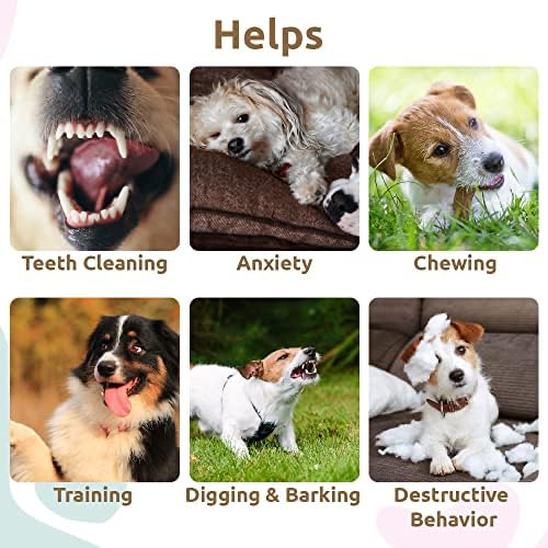 SIMENA Heavy Duty Dog Chew Toy for Aggressive Chewers, Natural Teething Toy for Medium Breeds, Tough Durable Chewy Toy, Teeth Cleaning Tough Dog Toys - style: Premium