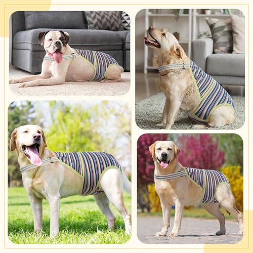 Dog Diapers Female,Female Dog Diapers for Heat Large Dogs, Washable Onesie Sanitary Pantie with Adjustable Suspender Washable, Reusable Period Panties Doggie Diaper, M - color: Dark blue, size: Medium