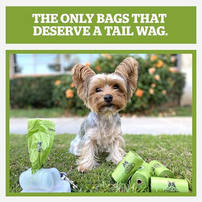 Pogi's Compostable Poop Bags – Leak-Proof, Extra-Large, Made with Plants – 9 Rolls (135 Bags) - size: 1 Count (Pack of 135)