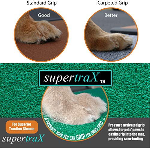 Pet Gear Travel Lite Ramps for Dogs and Cats, Emerald - supertraX | Compact Easy-Fold, Lightweight and Portable, Built-In Carry Handle, Supports 150 lbs, 66" x 16" - color: Emerald- Supertrax