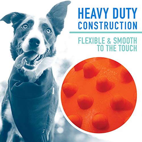 Franklin Pet Supply Co. Ready Set Fetch All Weather Ball - Launcher Ball - Slobber and Water Resistant,Orange