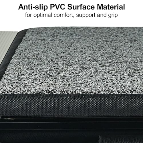 Dog Ramp for Car, SUV & Truck, 63" Long & 17" Wide, Fold-able & Portable Pet Ramp with Non-Slip Rug Surface, Extra Wide Dog Steps for Medium & Large Dogs Up to 250LBS