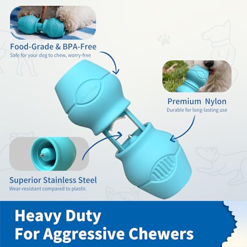 PetClan Chewise Bully Stick Holder, Improved Bully Sticks Holder, Ultimate Secure Heavy Duty, BPA-Free Safety Device to Prevent Choking, Fits Various Bully Sticks and Dog Sizes - color: Teal, size: Standard