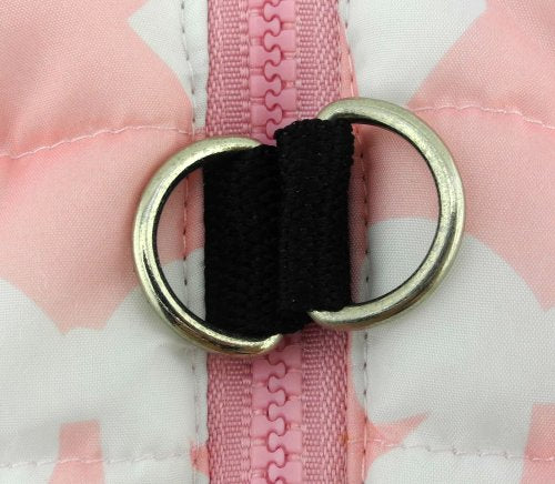 New Various Pet Cat Dog Soft Padded Vest Harness Small Dog Clothes Pink Bow M, Model: BFL049-Pink-M - color: Pink Bow, size: M(chest 16.5" back 12.6")