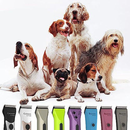 [3 Pack] 5 in 1 Replacement Blades Compatible with Wahl Bravura Clipper Chromado，Creativa，Figura Dog Clippers for Dogs Grooming (Silver) - color: Gold-3