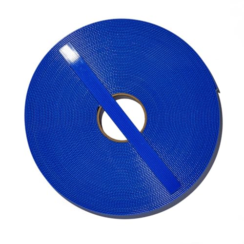Buckleguy.com BioThane®, 100/300 Gold, Translucent (High Gloss) - color: Blue, size: W: 1" and L: 1 Foot (continuous length)