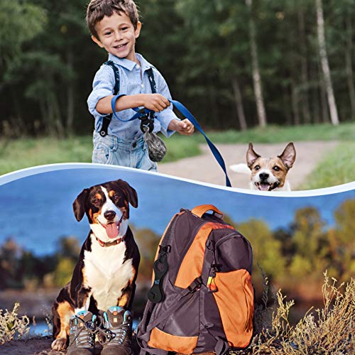 Dog Poop Bag Holder for Leash Waste Bag Carrier Dog Poop Bag Dispenser for Walking Running Bicycle Accessory 2 Pieces (Green) - color: Green