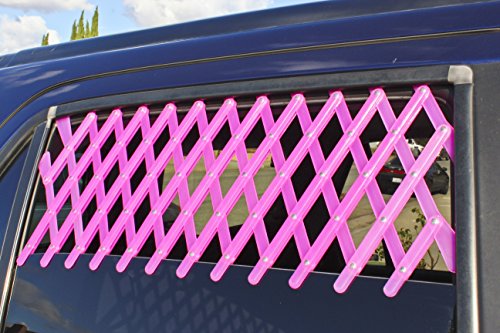 Zoie + Chloe Extra Large Car & Truck Window Pet Gate - color: Pink