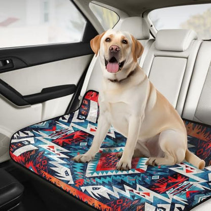 Qilmy Aztec Pet Mat, Waterproof Reusable Dog Training Pad Anti-Slip Pet Creat Pad for Small Medium Large Dogs and Cats - size: Smallx3