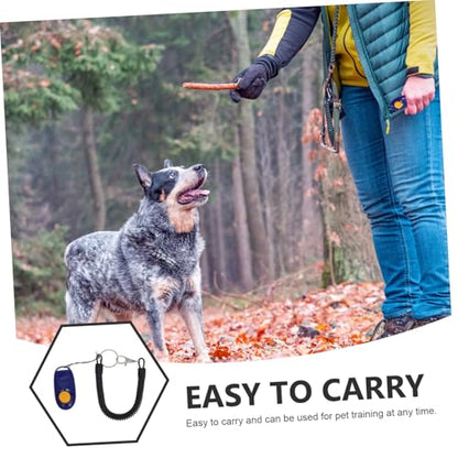 TOYANDONA PET Training Clicker for Dogs and Cats Adjustable Wrist Strap Sound Clicker for Puppy Training PET Behavior Reminder for Dog Obedience