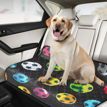Qilmy Football Pet Mat, Waterproof Reusable Dog Training Pad Anti-Slip Pet Creat Pad for Small Medium Large Dogs and Cats - size: Medium+Large