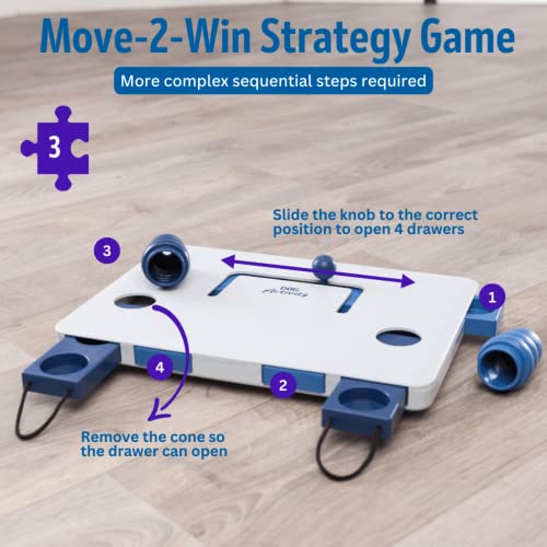 TRIXIE Move-2-Win, Level 3, blue and white (32025) - color: Move-2-Win, size: Level 3
