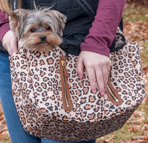 Pet Gear Carrier and Car Seat, Animal Print Sling | For Small Dogs & Cats - color: Animal Print Sling