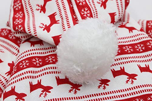 Dog Christmas Clothes Reindeer Puppy Hoodie Shirts for Small Dogs, XS - color: Reindeer, size: X-Small (Under 3.3lb)
