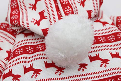 Dog Christmas Clothes Reindeer Puppy Hoodie Shirts for Small Dogs, Large - color: Reindeer, size: Large (8.8-13.2lb)
