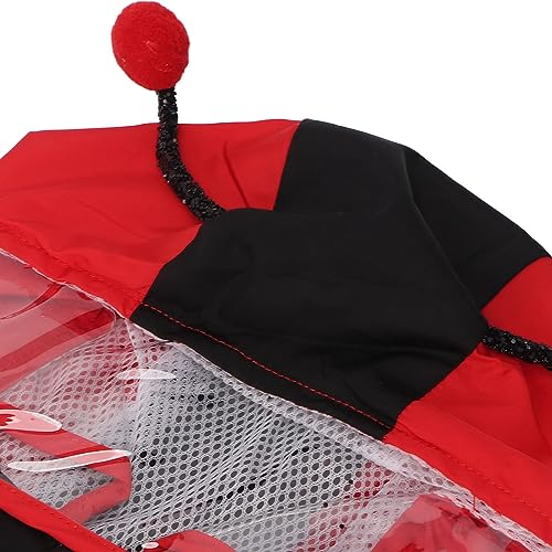Pilipane Dog Raincoat Reflective Lightweight Double Layer Breathable Dog Rain Jacket for Daily Walking Running Outdoor Activities Polyester Material (S) - size: Small, style: S