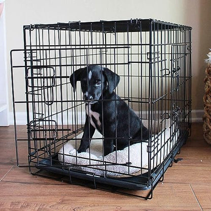 SIGNZWORLD Dog Crate Tray Replacement, Medium Plastic Bottom, 42 inch, Black, Waterproof