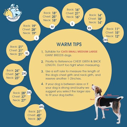 ROZKITCH Dog Warm Pajamas, Pet Windproof Warm Cold Weather Jacket Vest Cozy Jumpsuit Apparel Outfit Clothes for Small Medium Large Dog Walking Hiking Sleep Grey S - color: Grey, size: S