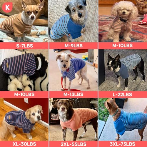 KYEESE 3Pack Small Dog Sweater, Soft Puppy Sweatshirt Stretchy Pullover Dog Sweater for Small Dogs Girl Boy, Fleece Lightweight Cat Shirt Pet Clothes with Sleeves, S - color: 09# Green, size: Small (4-8lbs)