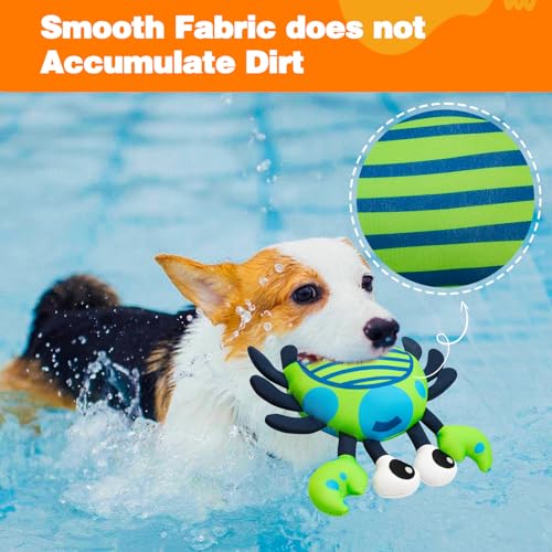 Squeaky Dog Toys, Floating Dog Toys for Indoor or Outward Play, Crab Interactive Dog Gifts for Small and Medium Dogs - style: F-Crab