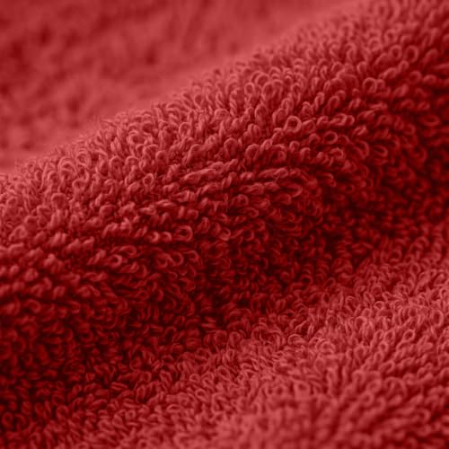 DAN RIVER Dog Towel - Pack of 1, 100% Cotton, 20x40, Ultra Soft 450 GSM, Super Absorbent & Quick Drying Towel for Dogs, Cats, and Other Pets, Salsa. - color: Salsa
