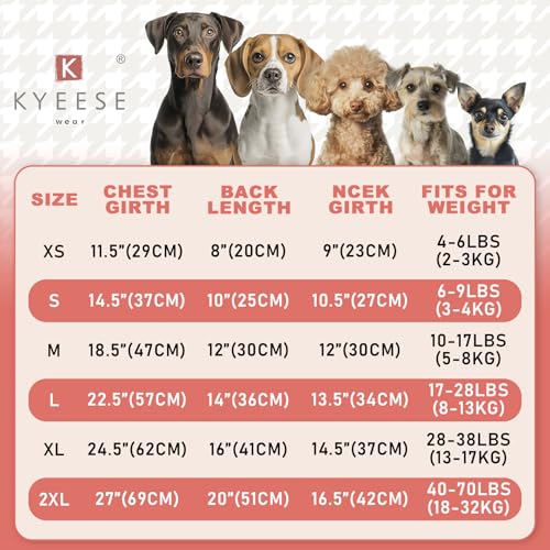 KYEESE Dog Sweater Thick Cable Knit Pet Sweater Gradient Color Small Dog Sweater Fuzzy Warm with Sleeves, Brown, X-Small - color: 06# Brown, size: X-Small (4-6lbs)