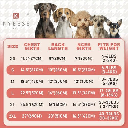 KYEESE Dog Sweater for Small Dogs Thick Cable Knit Dog Turtleneck Knitwear Warm with Sleeves Puppy Sweater Fuzzy, Brown, Small - color: 06# Brown, size: Small (6-9lbs)