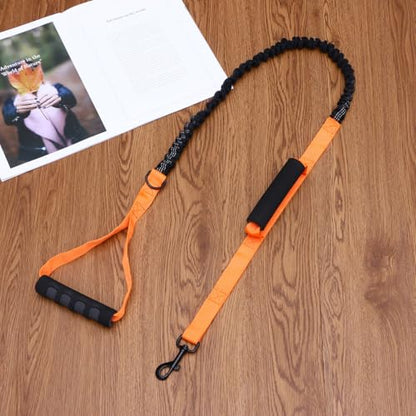 jojofuny Heavy Duty Pet Rope Dog Leash with Reflective Stitching Padded Handles for Large and Medium Dogs Metal Clip for Training and Safe Walking Control