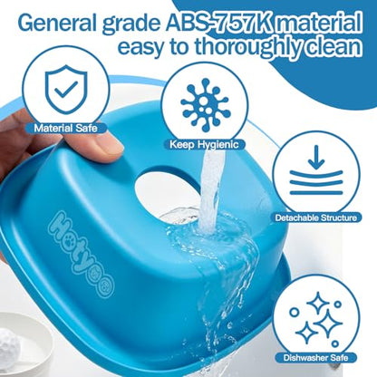 Dog Lick Bowl with Rolling Ball, Slow Feeder Lick and Roll Bowl for Dogs Liquid Treat,Dog Licking Bowl for Yogurt & Broth, 350ml Large Capacity Non-Slip Base,Daily Meal & Post,Patent Pending(Blue)