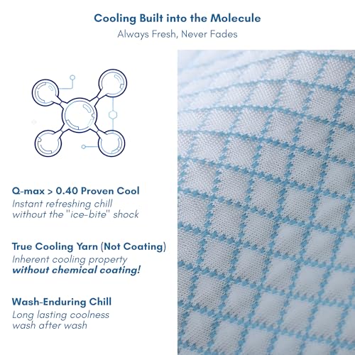 petfelix FrostEase Dog Cooling Mat, Cooling Dog Bed and Cooling Pad for Dog with Qmax 0.4 Yarn, Breathable 3D Airflow Layers, Machine Washable Non Slip Base for Pets, Blue, XXL, 55"*36" - size: XXL-55''*36''