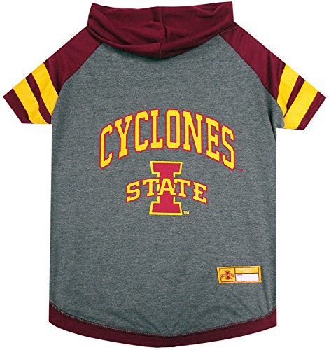 Iowa State Hoodie Tee Shirt - color: Iowa State Cyclones, size: X-Small