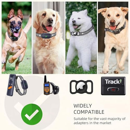 Collar Replacement Strap, Reflective Replacement Nylon Collar Strap Dog GPS Training Bark Receiver Collars, Durable Adjustable E Collar Straps for Small Medium Large Dogs，Black Reflective dots - color: Black Dot