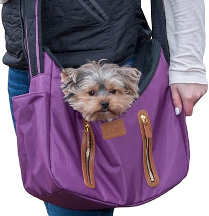 Pet Gear Carrier and Car Seat, Dark Raspberry | For Small Dogs & Cats - color: Dark Raspberry
