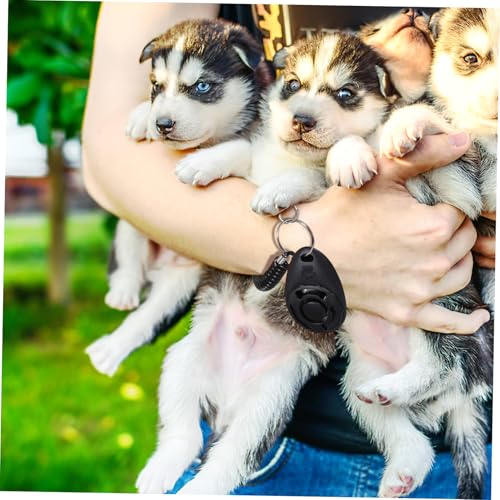 BESPORTBLE Portable Dog Clicker Whistle Training Tool for Puppies Cats Birds Includes Wrist Strap for Convenience