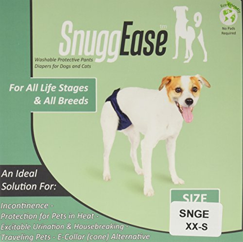 Integrated Pet Solutions SnuggEase Washable Dog Diaper, XX-Small - size: XX-Small, style: Single
