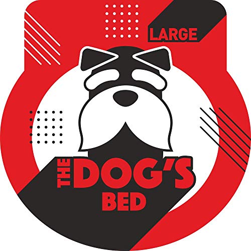 The Dog’s Bed Calming Donut Dog Bed, Plush Faux Fur Round Cuddler Nest – CertiPUR-Certified Foam, One-Piece Design, Raised Bolster – Large (36"), Grey