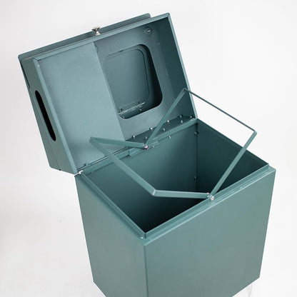 ZERO WASTE USA Yard Buddy™ - Rust-Proof Dog Waste Station for Home - Buit to Last and Includes a 10-Yr. Warranty. 200 Waste Bags & 25 Can Liners