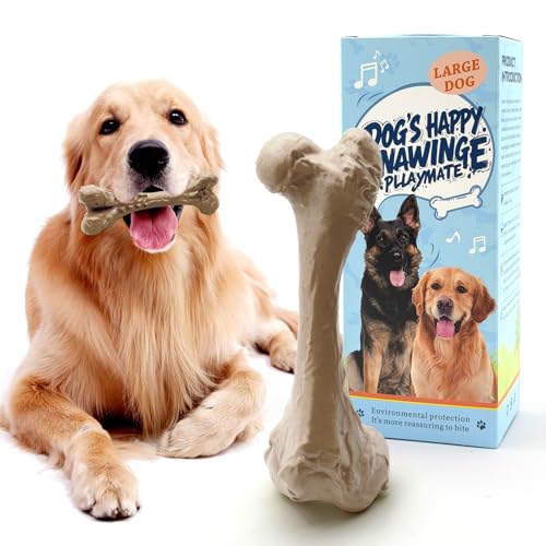 KIMOO Nylon Dog Chew Bone for Long Lasting, Durable Dog Chew Toys for Aggressive Chewers Dogs Treats Bones with Beef Flavor for Large Dogs Over 33 Ibs, 1 Pack - color: Beef