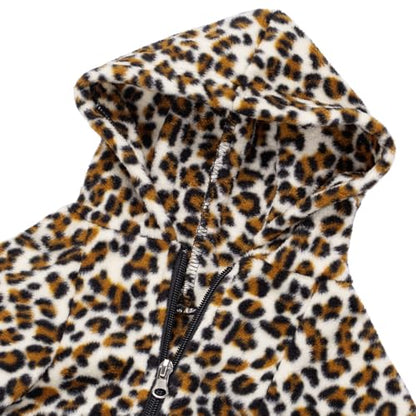 French Bulldog Clothes Dog Hoodie Sweatshirts with Pockets for Small Dogs Puppy Chihuahua Coat Clothing Pet Cat Hoodie Fleece Dog Sweaters Costume - color: Leopard, size: XS