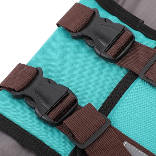 JTLB Dog Life Jacket Dog Life Vest Safety Vest Fish Look Reflective Strip Adjustable Handle Oxford Fabric Lake Blue for Swimming Boating Beach Pool (S)