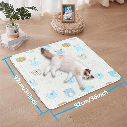Dog Playpen Urine Pad Dog Pee Pads Puppy Pads,Personalized,Anti-Slip Bottom[PLAYPEN NOT Included] Leak-Proof/Machine Washable/Reusable Whelping Playpen Crate Pet Mattress Pad Pet Training Mat(White) - color: Wihte-1pcs Goodfriend, size: Fits 36" x 4 Panel
