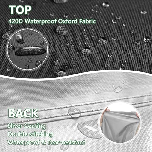 Outdoor Dog Kennel Cover 4.2'D x 4.2'W x 4.5'H Black Full Coverage with Transparent PVC Window and Breathable Mesh All-Weather Protection for Multiple Brands of Kennels Only Cover - size: 4.2'D x 4.2'W x 4.5'H