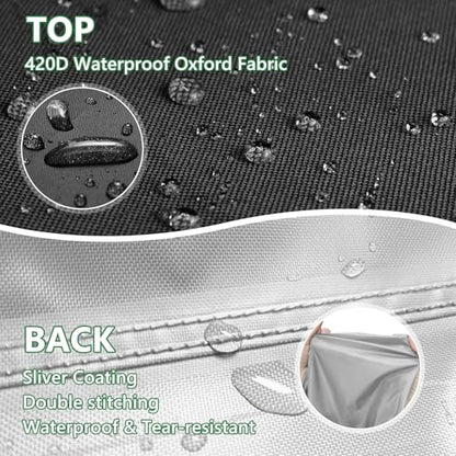 Outdoor Dog Kennel Cover 4.2'D x 4.2'W x 4.5'H Black Full Coverage with Transparent PVC Window and Breathable Mesh All-Weather Protection for Multiple Brands of Kennels Only Cover - size: 4.2'D x 4.2'W x 4.5'H