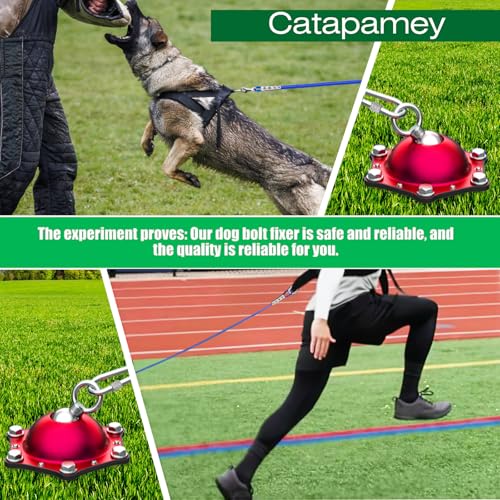 Dog Tie Out Cable and Stake for Yard,(up to 200lbs) 360°Swivel Dog Run Anchors- No Tangle,with 20FT Heavy Duty Tie Out Cable,Runner for Yard,Ideal for Outdoor Camping - size: dog stake Red/20ft/200lbs