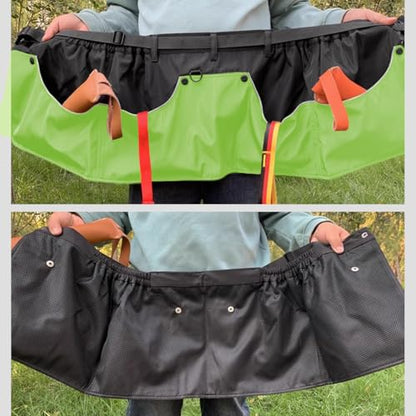 Dog Trainer Apron with Multi Pockets and Waist Strap Adjustable Dog Training Pant Waterproof Dog Training Shorts Dog Handler Clothing for Outdoor Training Activities Black L - color: Black-L